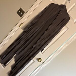 Nene Leakes Elegant Gray Light Weight Duster Sz M